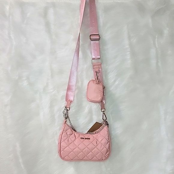 BLUSH BTAMELA QUILTED PINK CROSSBODY - Picture 1 of 1